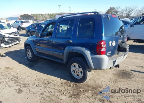 2005 Jeep Liberty Sport из США, поврежденный, VIN 1J4GL48K05W555628